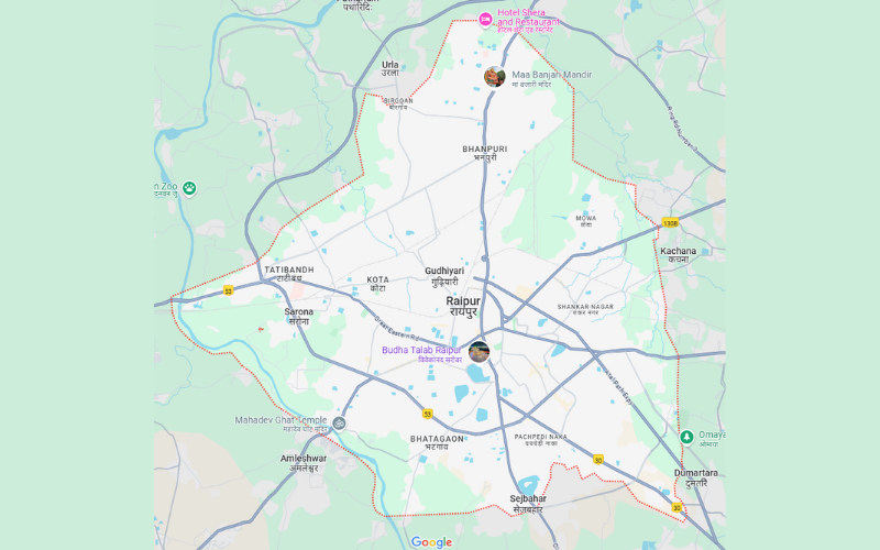 Raipur Map Base